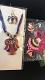 Thread Jewellery Necklace w/ Matching Earrings - 1 Set Thread Jewellery Necklace w/ Matching Earrings - 1 Set