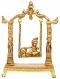 Baby Krishna Makhan Chor Brass Gold Like Statue 11.5 Inches Baby Krishna Makhan Chor Brass Gold Like Statue 11.5 Inches