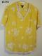 Ann Taylor White Yellow Georgette M Size Blouse Kurti