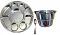 9 Compartment Disposable Silver Plates - Indian Thali Plastic Tray (100 Thali, Spoon & Bowl) 9 Compartment Disposable Silver Plates - Indian Thali Plastic Tray (100 Thali, Spoon & Bowl)