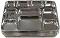 100 Disposable Plates 10 Compartment Silver Thali Plates Trays 100 Disposable Plates 10 Compartment Silver Thali Plates Trays