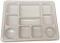 10 Compartment Disposable Plastic Plates - 100 pcs Thali 10 Compartment Disposable Plastic Plates - 100 pcs Thali
