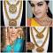 Traditional Design Mattee Gold Finish Combo Ncklace Set GemsAtSheer Traditional Design Mattee Gold Finish Combo Ncklace Set GemsAtSheer