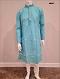 Men's Premium Soft Cotton Sky Blue Kurta w/ Pajama Men's Premium Soft Cotton Sky Blue Kurta w/ Pajama