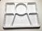 Biodegradable Disposable Large 6 compartment Meal Tray/Thali/Plates-80 pack Biodegradable Disposable Large 6 compartment Meal Tray/Thali/Plates-80 pack