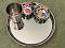 Stainless Steel Thali, Katori & Cup Set - 1 Thali, 2 Bowl & 1 Cup