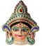 Gowri / Durga / Vara Lakshmi / Devi Face Clay Statue for Pooja - 5.5"