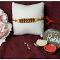Traditional RAKHI for Brother Embellished w/ Stones & Beads + Roli & Chawal Traditional RAKHI for Brother Embellished w/ Stones & Beads + Roli & Chawal