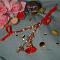 Beautiful Red Lumba Rakhi With Tassel + Roli and Chaval