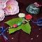 Rakhi made With Delicate Indonesian Beads + Roli and Chaval