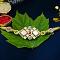 Alluring Kundan Rakhi With Sparkling Diamonds + Roli & Chaval Alluring Kundan Rakhi With Sparkling Diamonds + Roli & Chaval