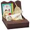 GIFT HAMPER - Precious Lumba Bhaiya Bhabhi Kundan Rakhi With Ornaments