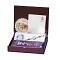 UtsaWe GIFT HAMPER - Auspicious Blue Meena Rakhi Surrounded By Small beads UtsaWe GIFT HAMPER - Auspicious Blue Meena Rakhi Surrounded By Small beads