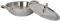 Tabakh Stainless Steel Platinum Kadai 28cm Silver 