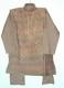 Indian Kurta Pajama Outfit For Boys In Gold, Green & Brown Indian Kurta Pajama Outfit For Boys In Gold, Green & Brown