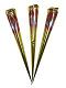 3 x Red Jumbo Herbal Henna Cones Temporary Tattoo Mehandi Ink Golecha 3 x Red Jumbo Herbal Henna Cones Temporary Tattoo Mehandi Ink Golecha