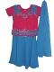 Kids Lehenga Choli In Crepe With Stones, Beads & Sequins