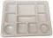 10 Compartment White Disposable Plastic Plates - 200pcs 10 Compartment White Disposable Plastic Plates - 200pcs