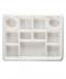 11 Compartment Disposable Plastic Plates Thali - 100pcs