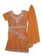 Traditional Lehenga Choli In Orange Georgette /w Heavy Work Traditional Lehenga Choli In Orange Georgette /w Heavy Work