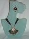 Hand-painted Rajasthani Minakari Red & Black Necklace Set Hand-painted Rajasthani Minakari Red & Black Necklace Set