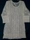 Blouse White Cotton Hand Embroidered Tunic Kurti Medium Size #057 Blouse White Cotton Hand Embroidered Tunic Kurti Medium Size #057