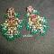 Beautiful pachi kundan earrings