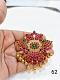 Beautiful Pure silver 925 Pendant with gold plated stones Beautiful Pure silver 925 Pendant with gold plated stones