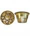 9 Compartment Disposable Gold Plates - Indian Thali Plastic Tray - 100 w/ Bowl 9 Compartment Disposable Gold Plates - Indian Thali Plastic Tray - 100 w/ Bowl