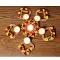 Diwali special - Square Flower Thali Set of 6 piece Diwali special - Square Flower Thali Set of 6 piece