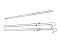 Kebab Sticks / Skewers w/ Stoppers, Tandoori Oven SS Skewers (12 rods)