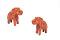 Traditional Terracotta Elephant Pair