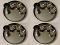 20 Pcs Stainless Steel Dinner Set, 4 Thali Plate, 12 Katori Bowls & 4 Cups 20 Pcs Stainless Steel Dinner Set, 4 Thali Plate, 12 Katori Bowls & 4 Cups