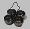 Haldi Kumkum Holder (4 in 1) (Steel) (3" X 1') Haldi Kumkum Holder (4 in 1) (Steel) (3" X 1')