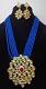 Indian Fashion Jewellery, kundan & pearl choker  with earring 