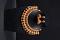 Antique South Indian Coin Necklace With Matte Gold Plating Antique South Indian Coin Necklace With Matte Gold Plating