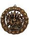 Black Metal Antique Wall Hanging Decor of Panch Ganeshji - 12" Height Black Metal Antique Wall Hanging Decor of Panch Ganeshji - 12" Height