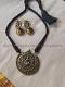 Grand Antique Gold long Mahalakshmi Terracotta-dori jewelry Grand Antique Gold long Mahalakshmi Terracotta-dori jewelry