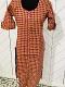 Pure Cotton Kurti Tunic in Check Design 