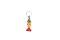Cute Channapatna  Wood Keychain 