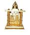 6 Pcs Metal Ganesh Lakshmi ji Idol w/ Gold Plating 3.75" X 5"