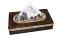 Ethnic Wood Tissue Box With Warli Painting Ethnic Wood Tissue Box With Warli Painting
