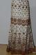 Half White Chanderi Silk Fish Cut Lehanga w/ Blouse & Stole