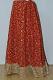 Red Georgette Lehanga / Unstiched Blouse w/ Inner Lining & Stole