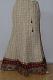 Cream Chanderi Silk Fish Cut Lehanga w/ Blouse & Stole