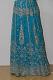 Teal Blue Georgette Lehanga w/ Blouse Neck & Hands Work & Stole Teal Blue Georgette Lehanga w/ Blouse Neck & Hands Work & Stole