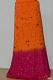 Orange & Pink Crepe Lehanga w/ Blouse & Stole