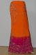 Orange & Magenta Crepe Lehanga w/  Blouse & Stole