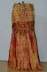 Yellow & Orange Mixed Crushed Material Light Weight Lehanga w/ Blouse & Stole