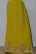 Radium Yellow Georgette Lehanga w/ Blouse & Stole